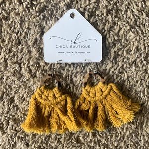 Mustard Earrings